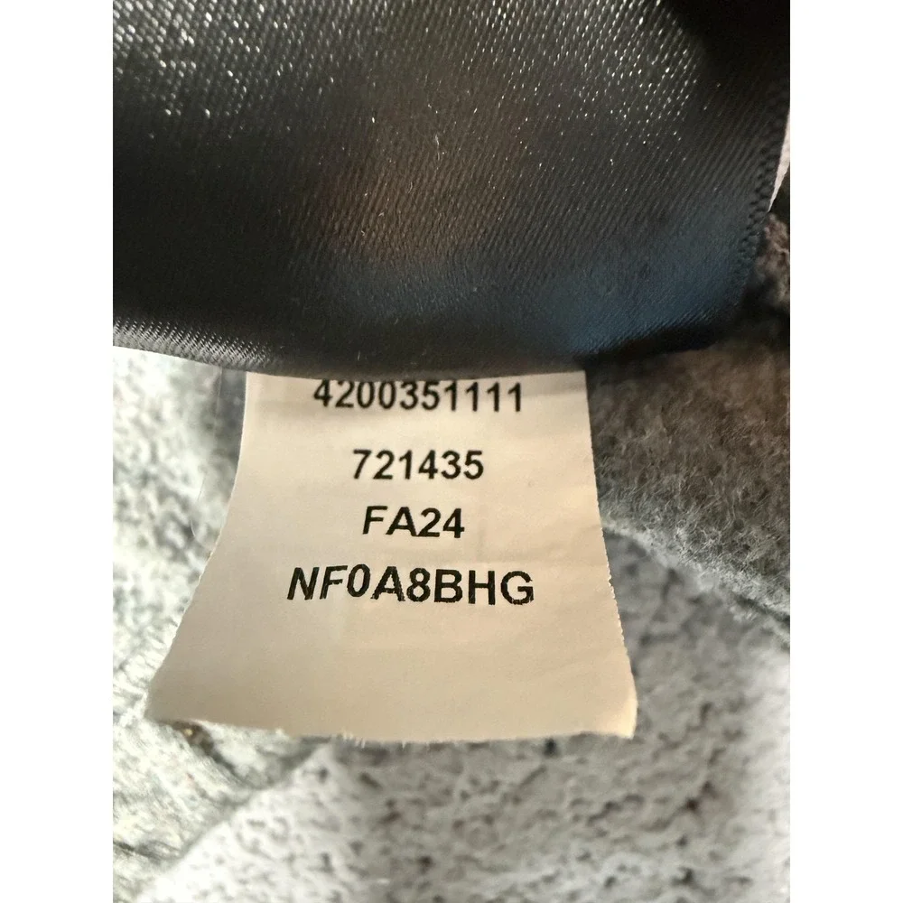 The North Face Sweatshirt Mens XL Gray Fleece 1/4 Zip Pullover Speckle Logo